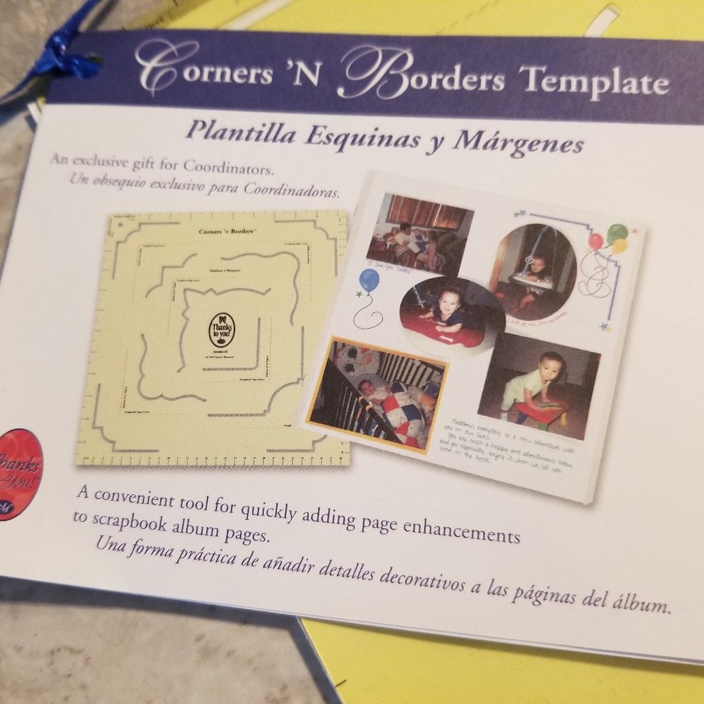Creative memories corners n borders and storylines Templates Scrapbooking